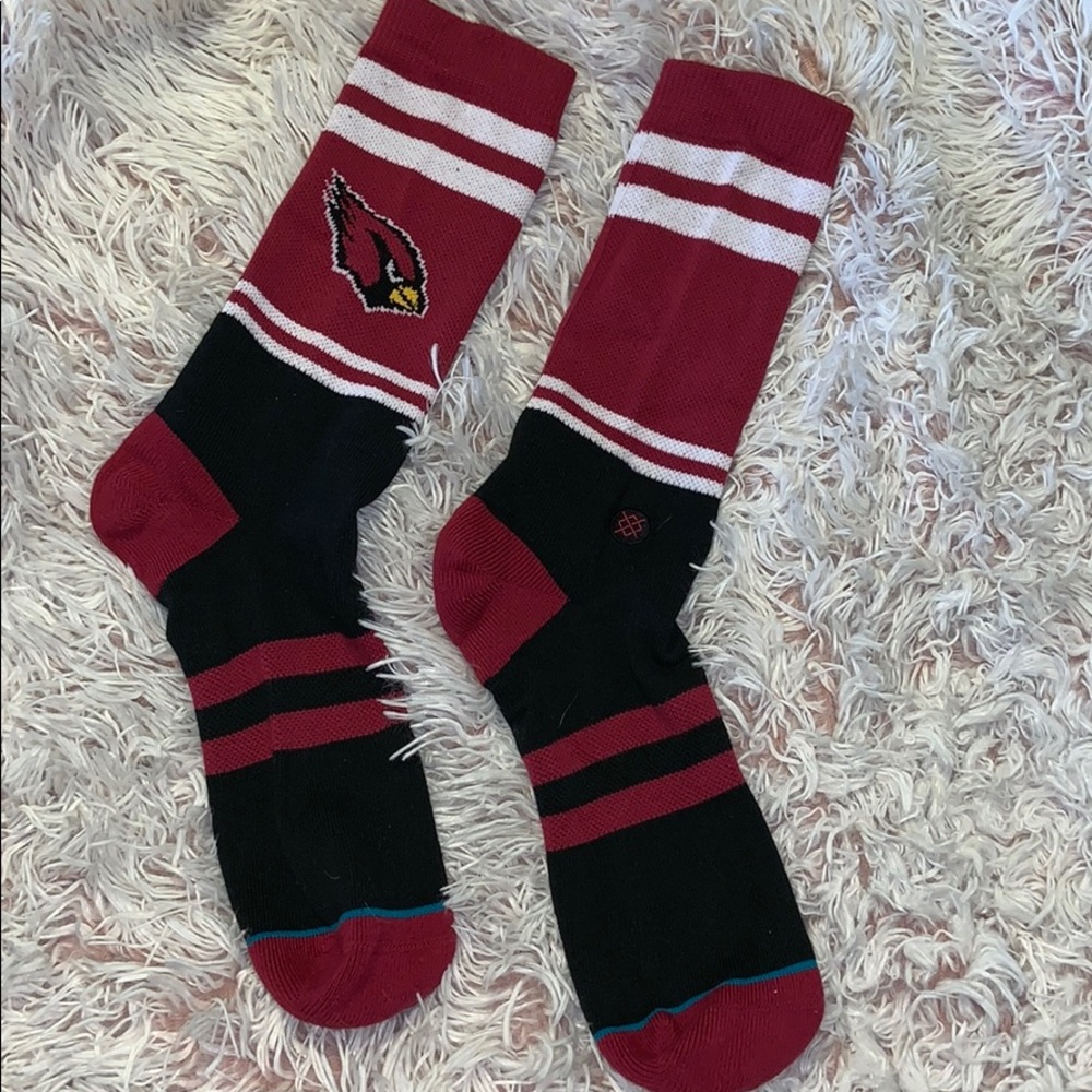 Arizona Cardinals stance socks
